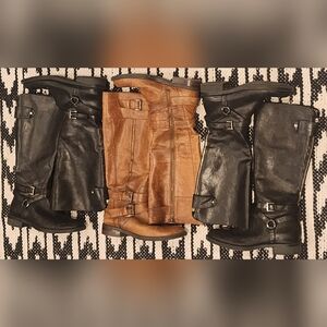 ENZO AGIOLINI - Bundle Of 3 Genuine Leather Boots